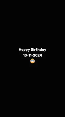 HBD 10 NOVEMBER 2024