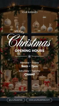 christmas open hours