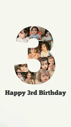 Happy 3rd birthday