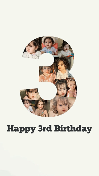 Happy 3rd birthday 