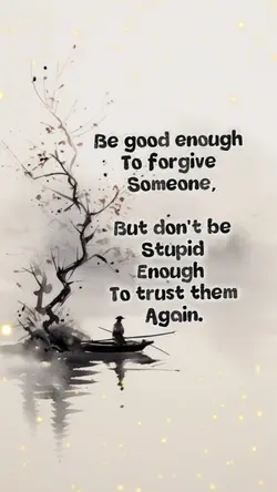 Don't trust again 