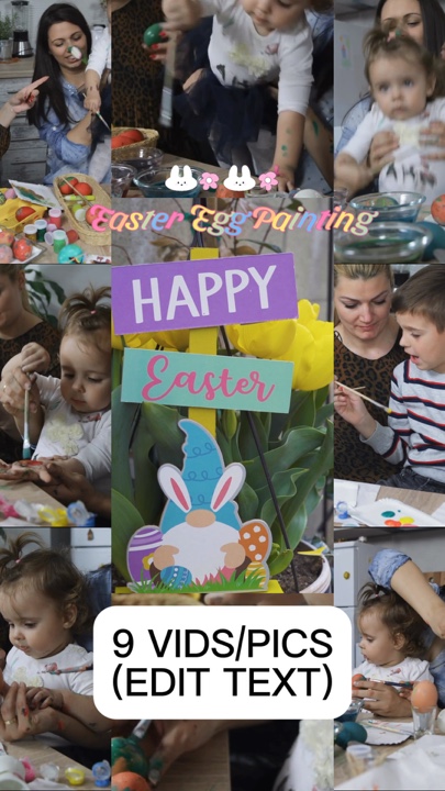 Pintura De Huevos De Pascua