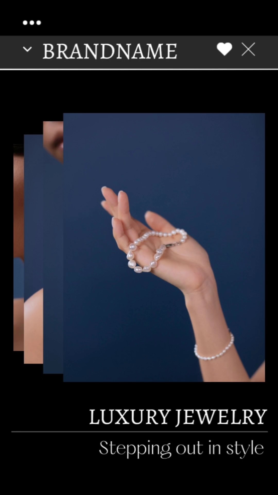 Schmuck Schönheit Industri Business Template Sosial Media Instagram