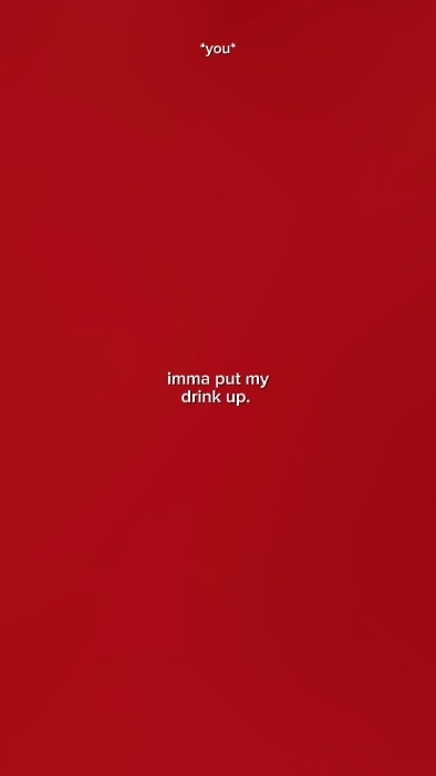 imma put my drink