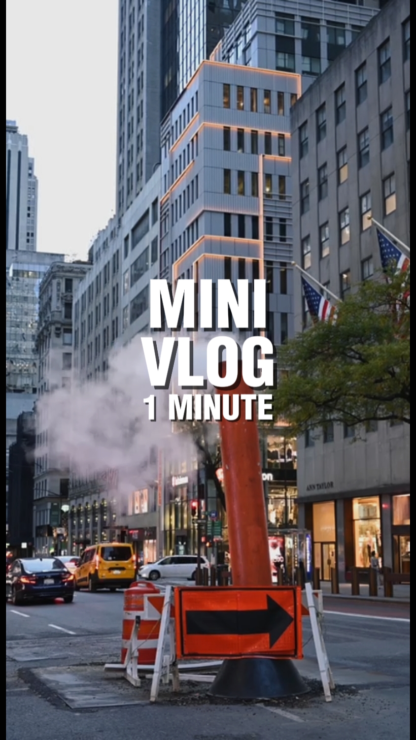 Vlog d'une minute 