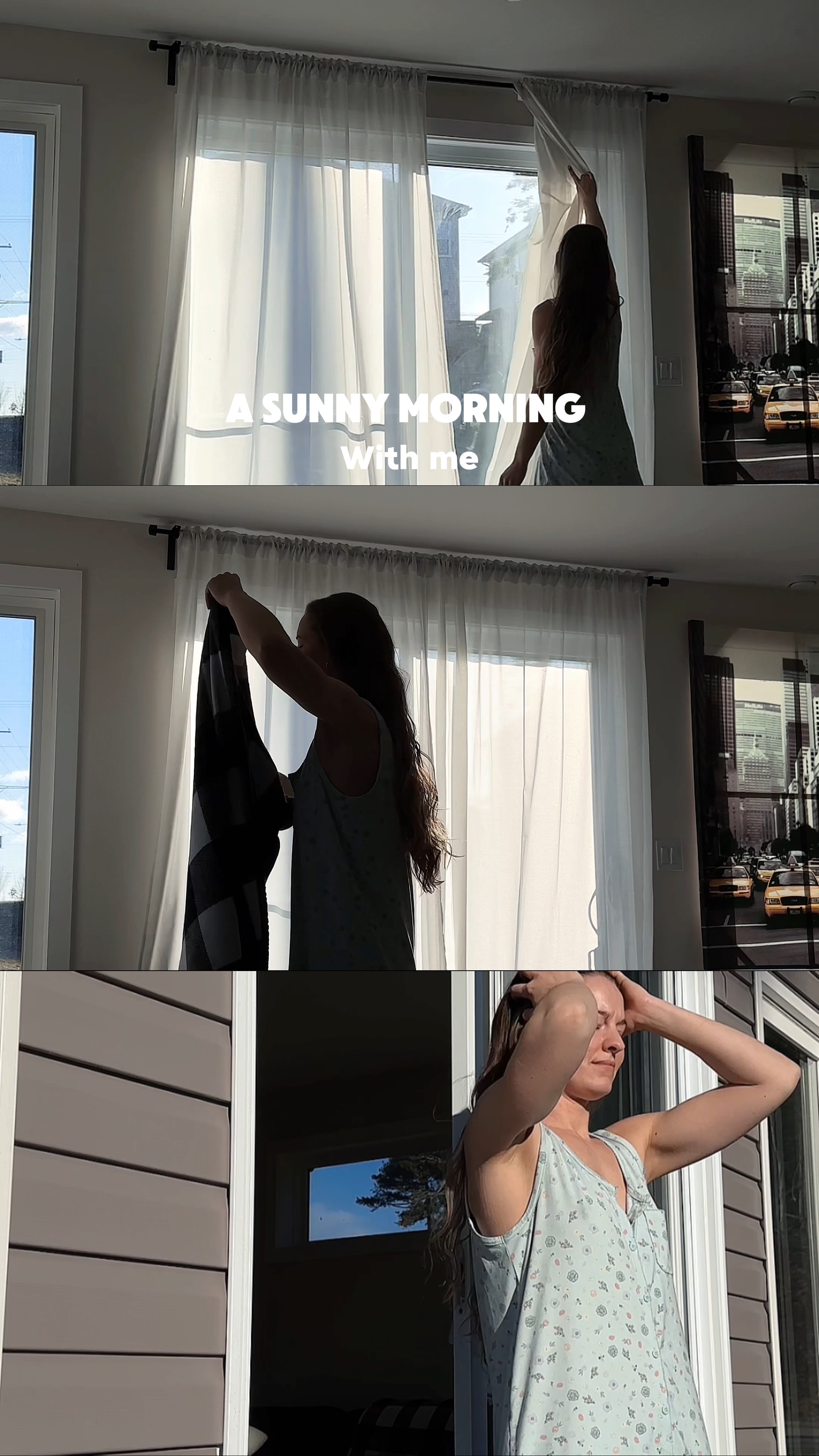 Morning Vlog Collage