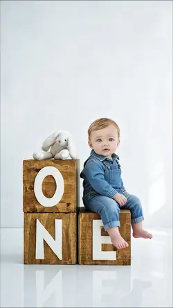 first birthday baby