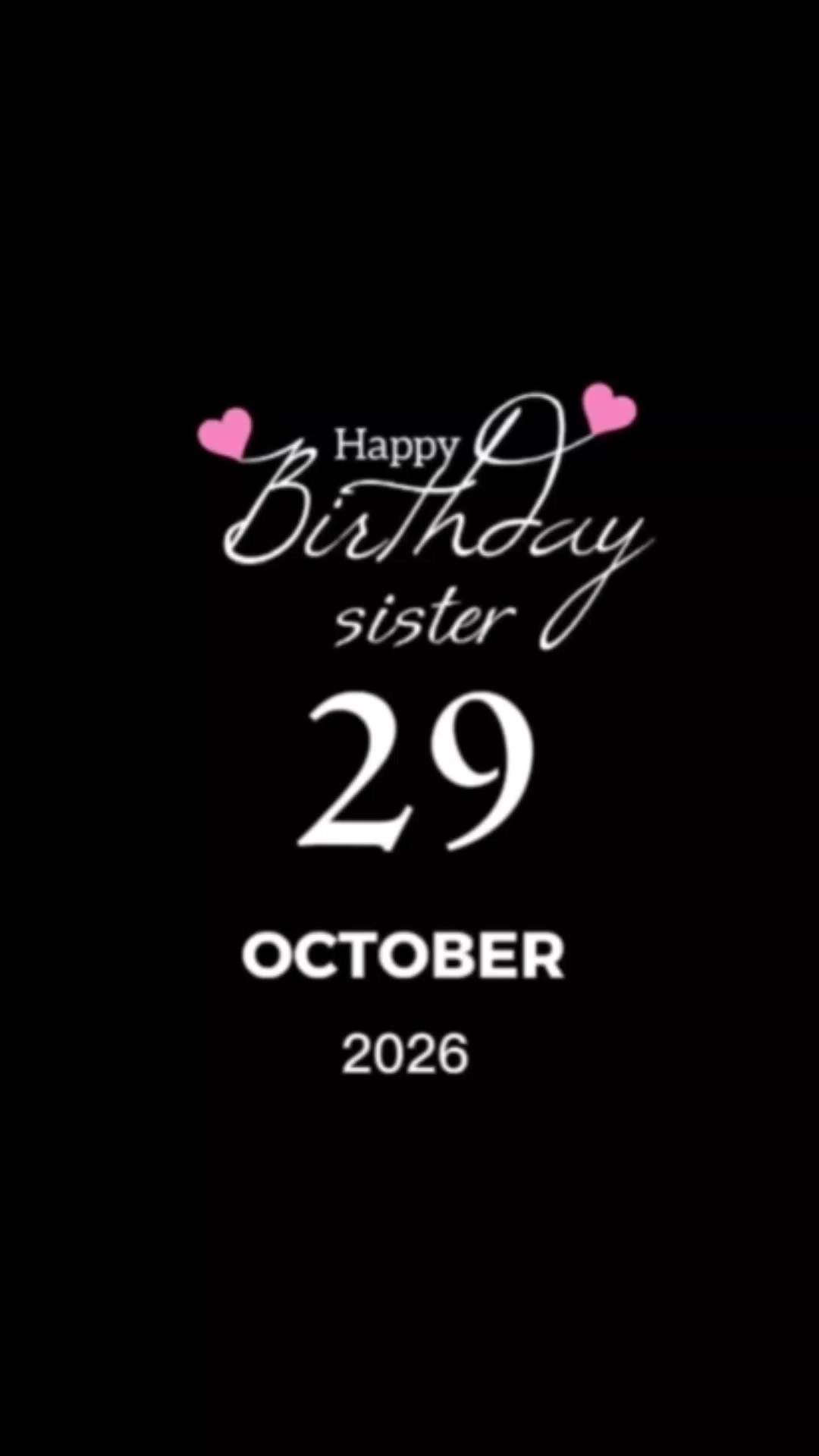 Anniversaire 29 octobre