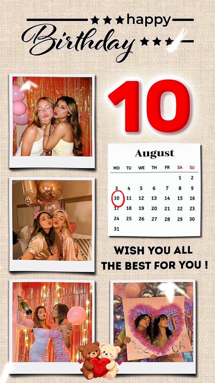 HBD 10 de agosto de 2026