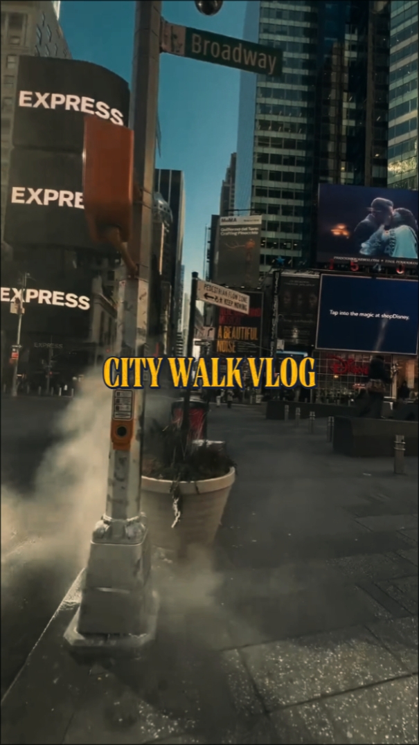 Vlog de caminhada pela cidade