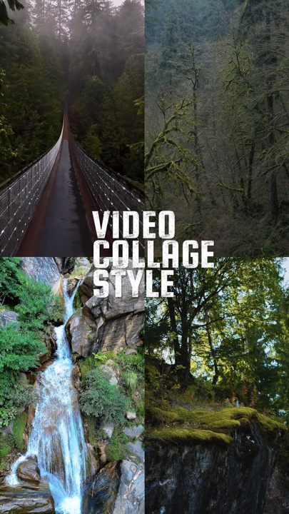 ESTILO DE COLAGEM DE VÍDEO