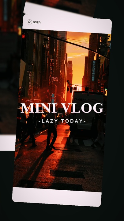 Cinematic vlog