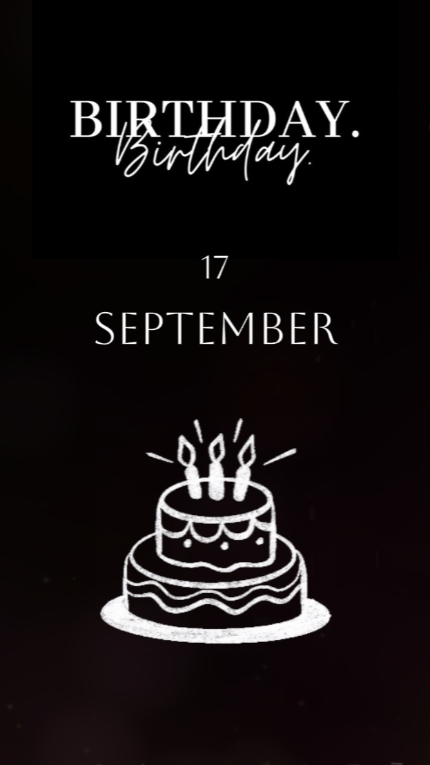 HBD 17 SEP 2026