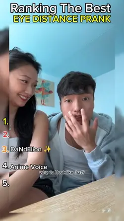 PRANK EYE DISTANCE..