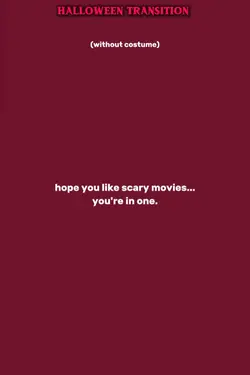 Halloween transition