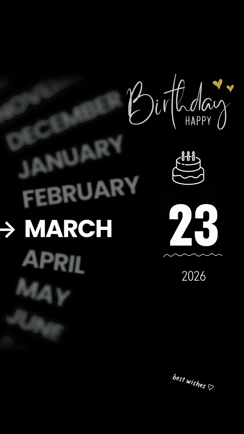 ANNIVERSAIRE LE 23 MARS 