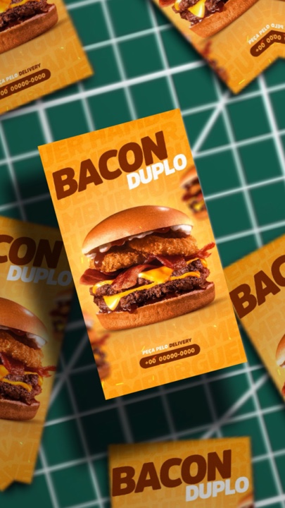 Folheto de cartaz de alimentos