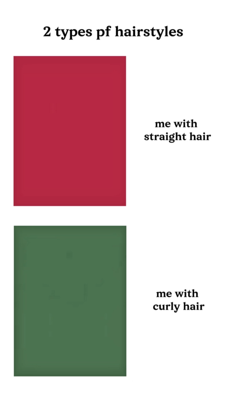 2 Arten von Frisuren