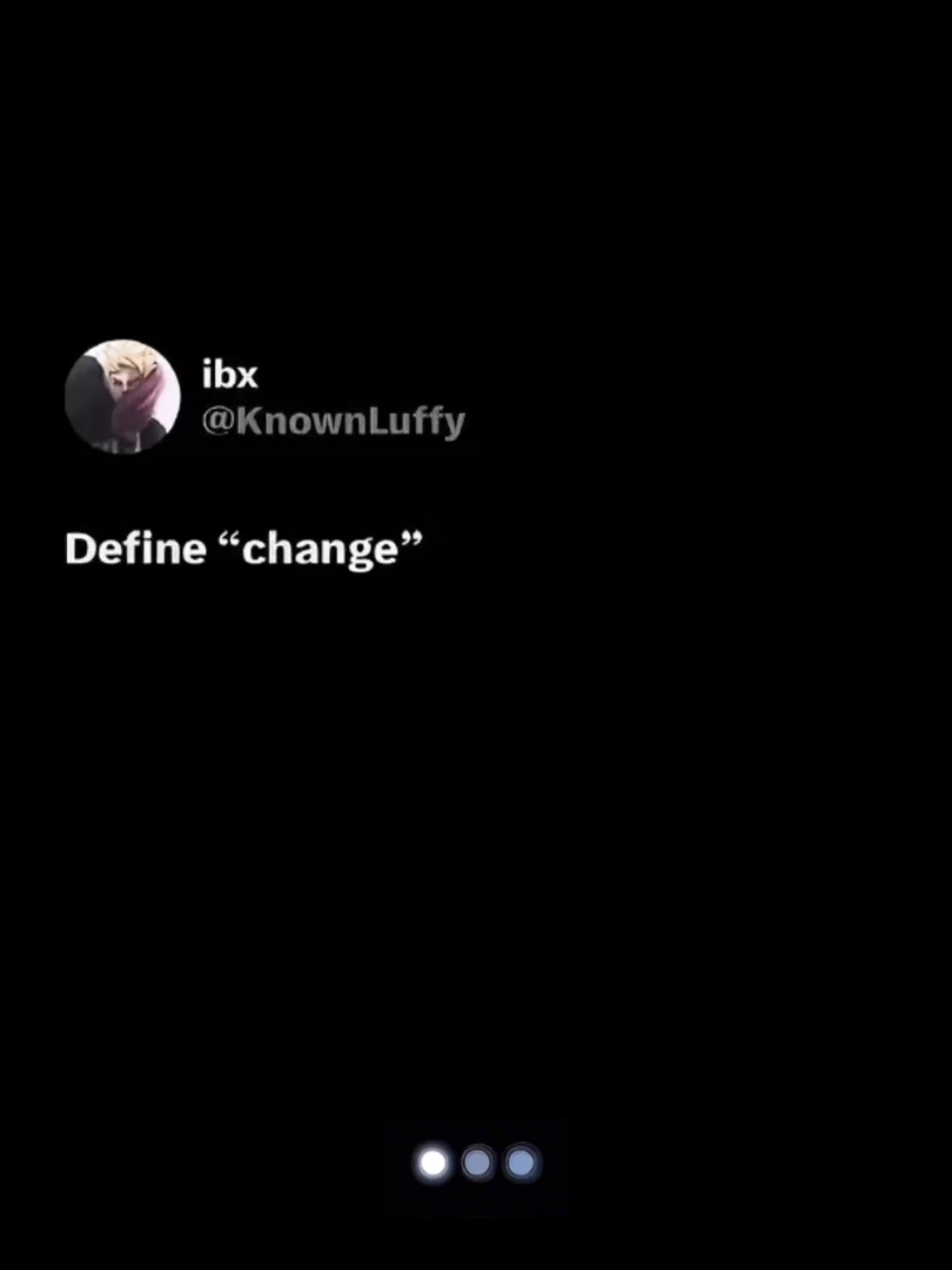 définir "changement"