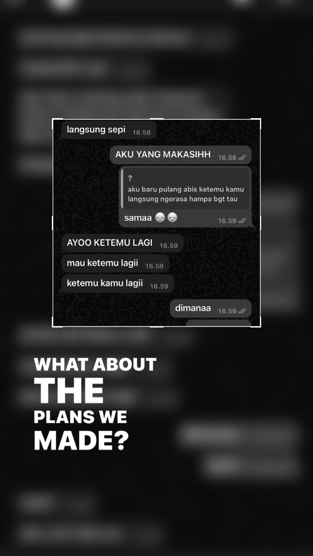 E os planos