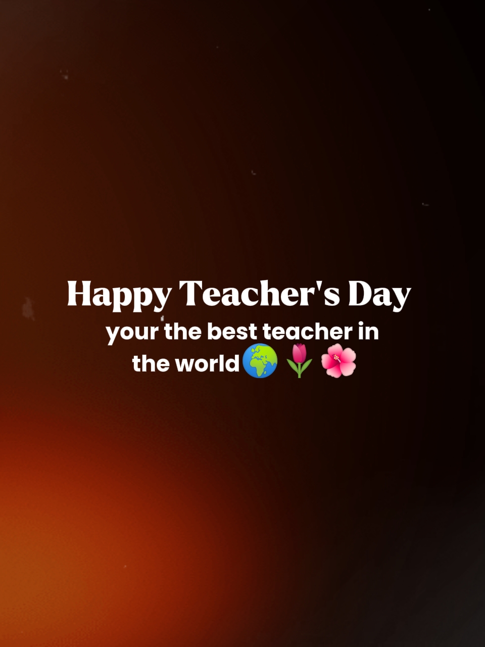 Happy Teacher's Day 