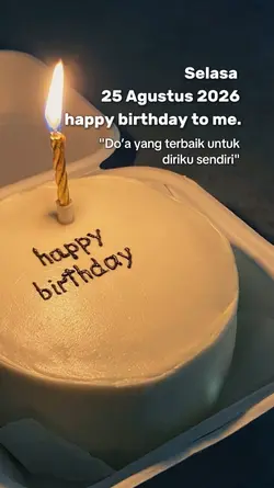 happy birthday to me