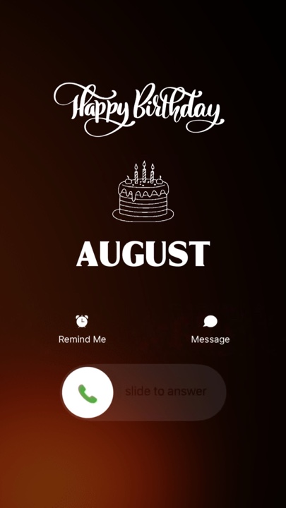 ANNIVERSAIRE AOÛT 2026