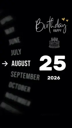 Hbd 25 August 2026