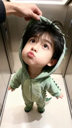 AI nắm đầu cute