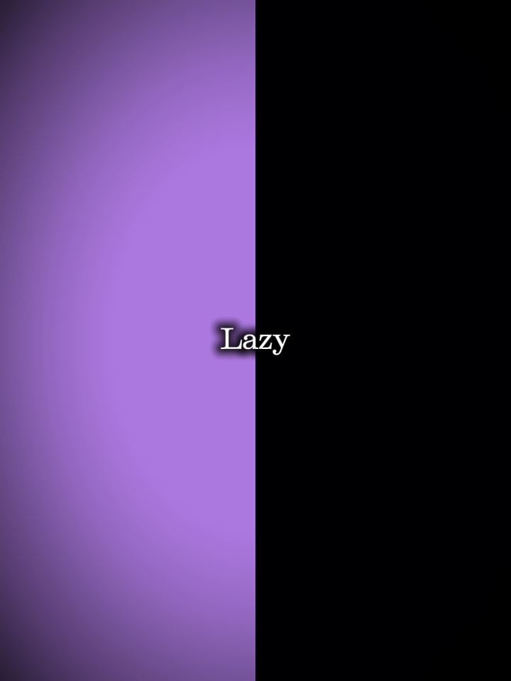lazy confession 