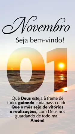 BEM-VINDO NOVEMBRO 