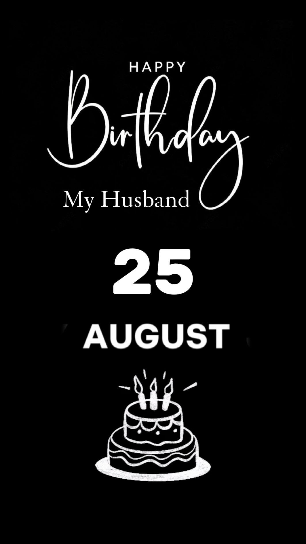 HBD MY HUSBAND 