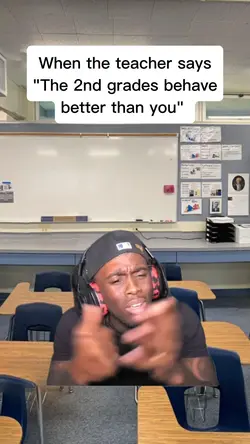 the teacher says