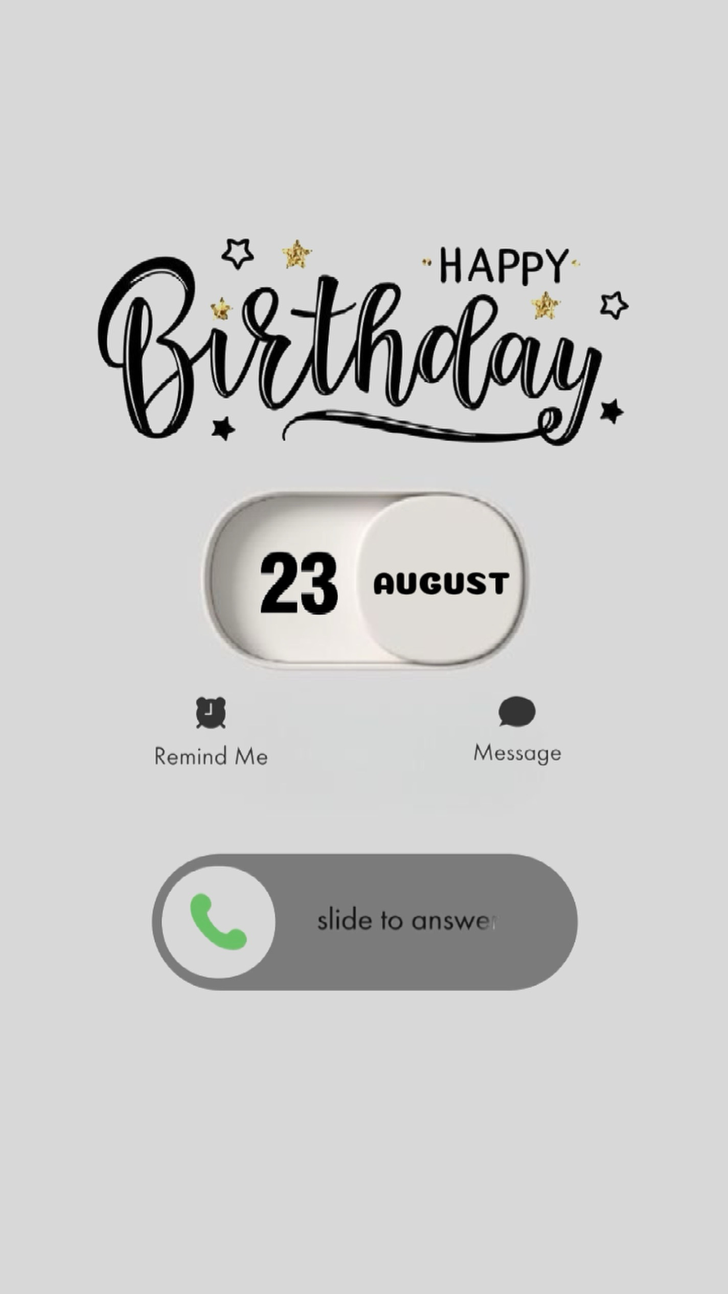 HBD 23 AUGUST 2026