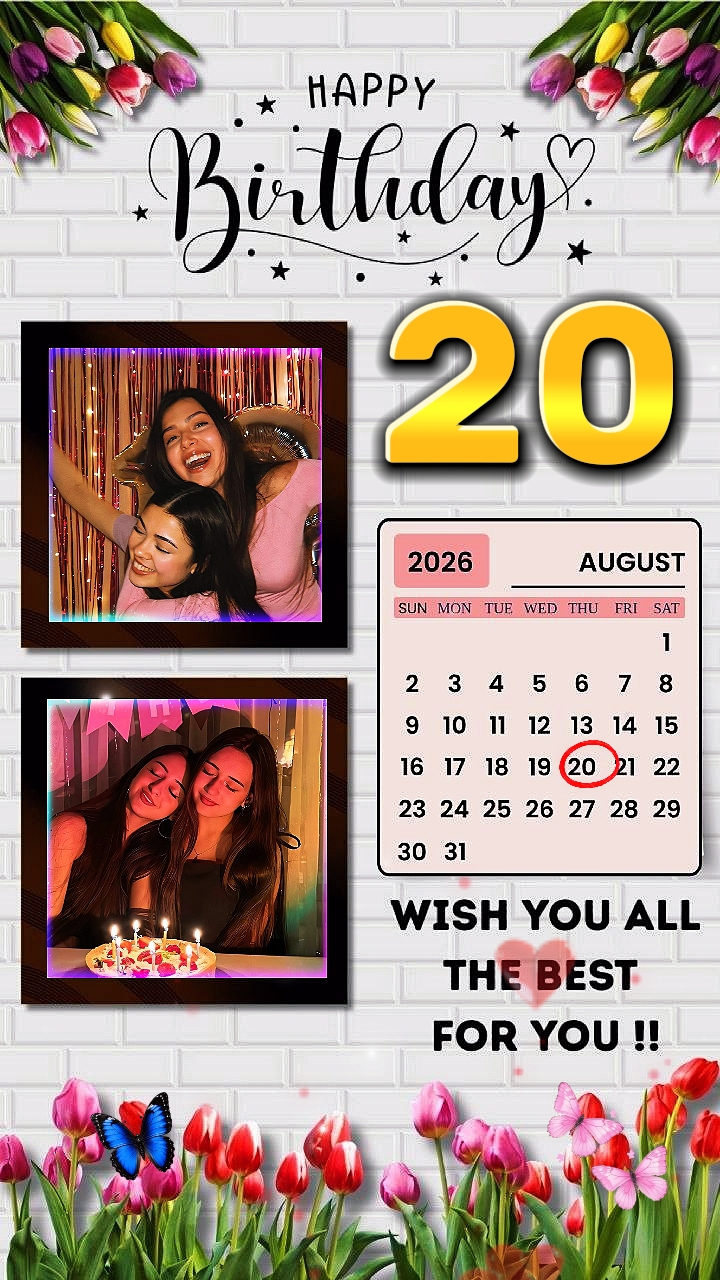 HBD 20 August 2026