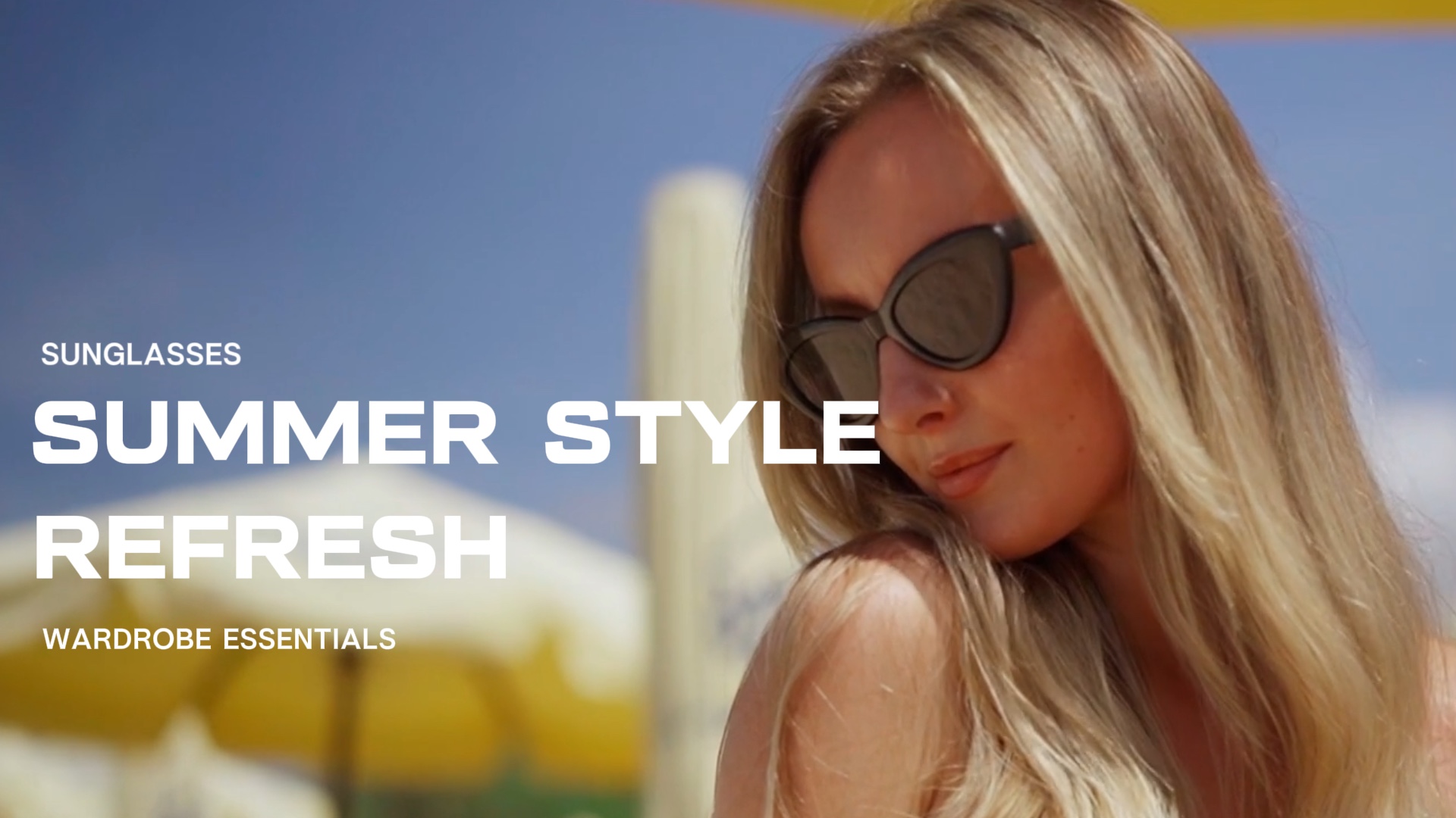 Soldes d'été, industrie de la mode, médias sociaux, modèle commercial, style minimaliste
