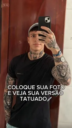 EFEITO TATTOO HOMEN