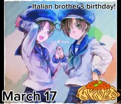 Italian’s birthday