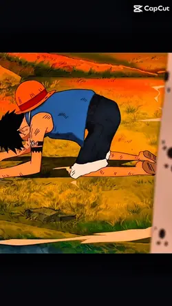 Sad monkey d luffy