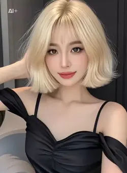 ai ショートブロンドボブ診断