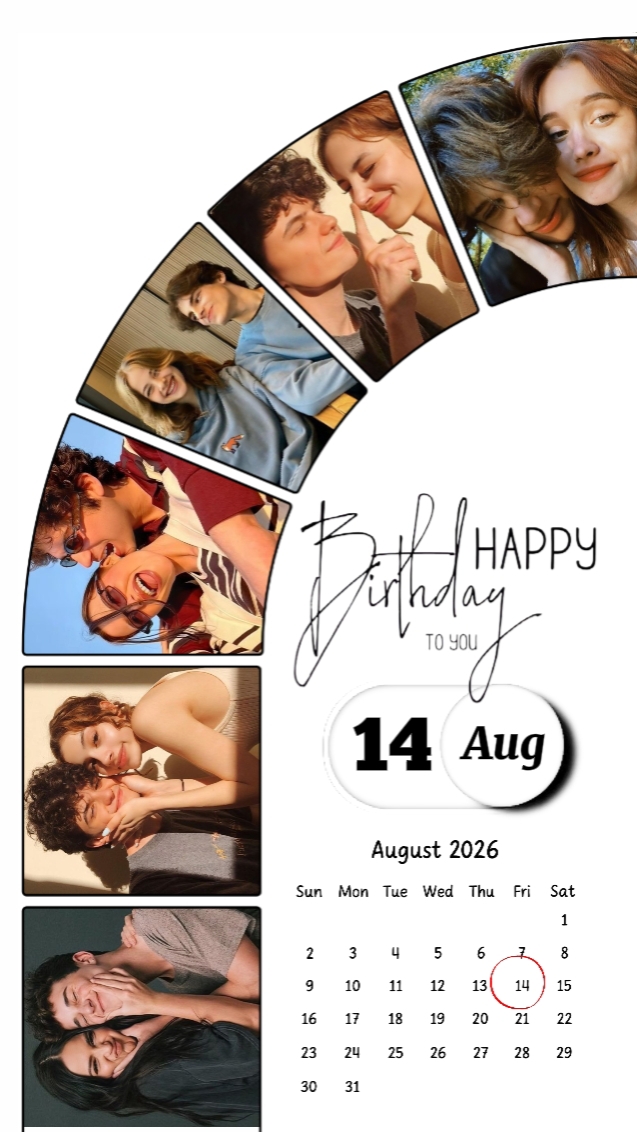 BIRTHDAY AUGUST 14
