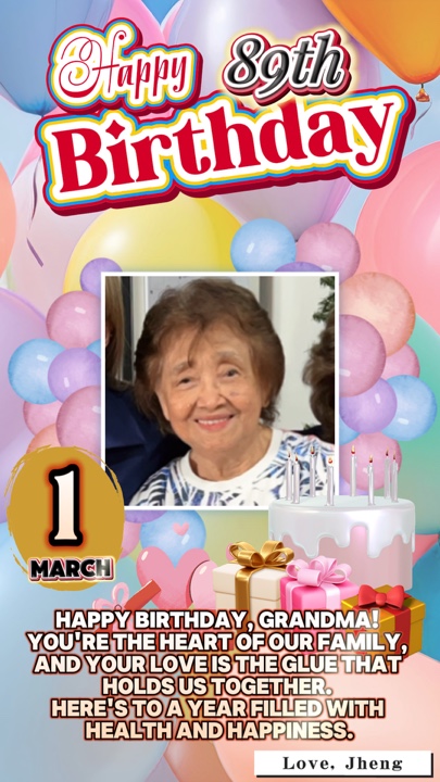 Grandma’s Birthday
