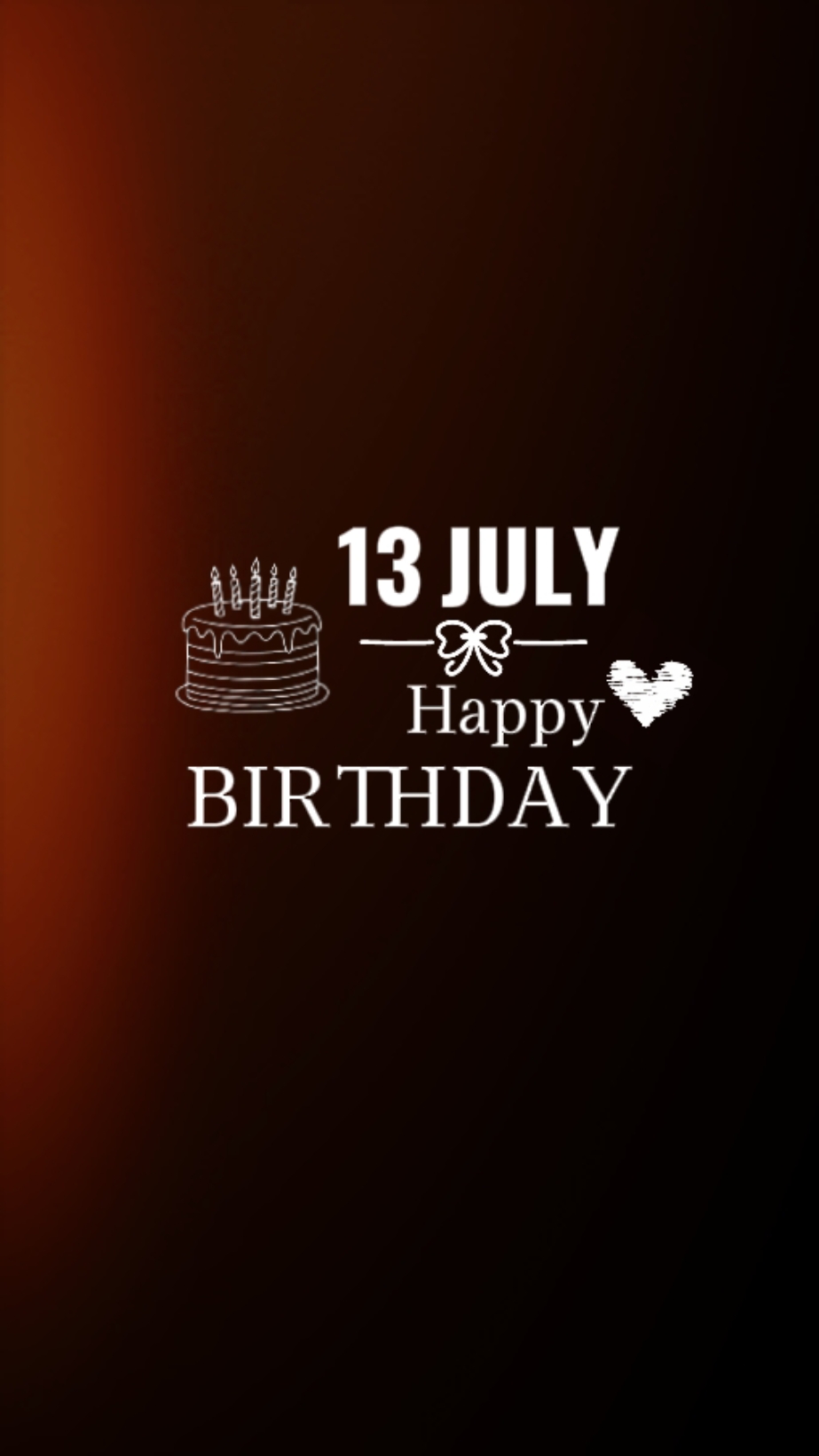 ULANG TAHUN 13 JULI