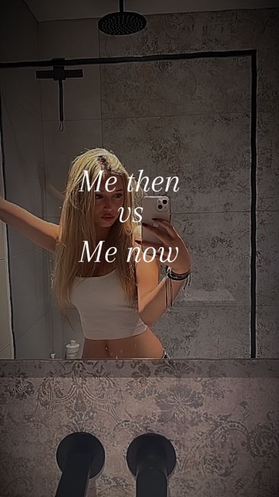 Eu antes vs agora 