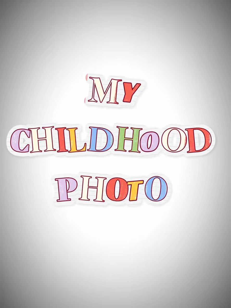 Foto aus der Kindheit
