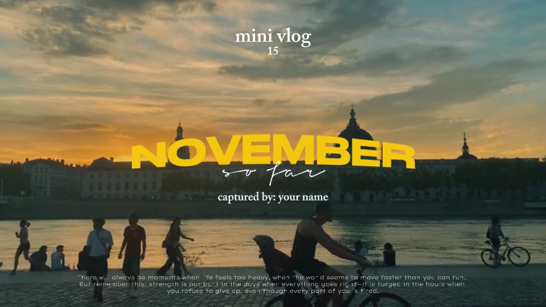 NOVEMBER so far