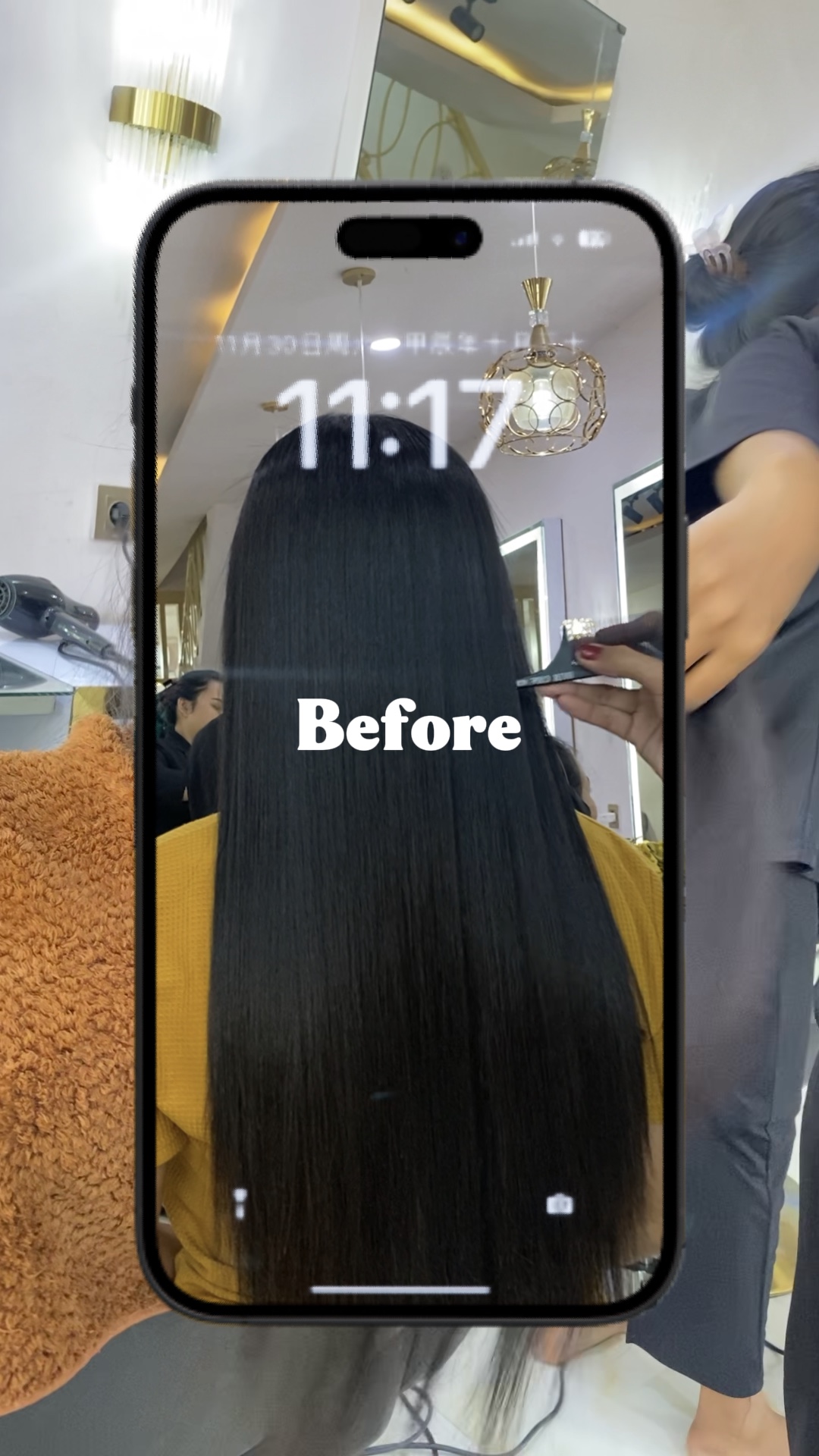 Hair transformation