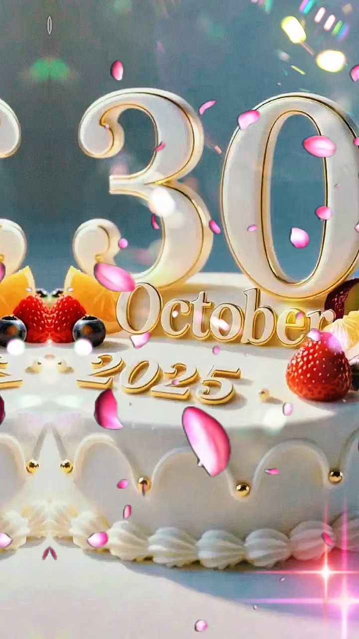 Aniversário 30 de outubro de 2025