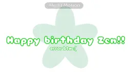 happy bday!