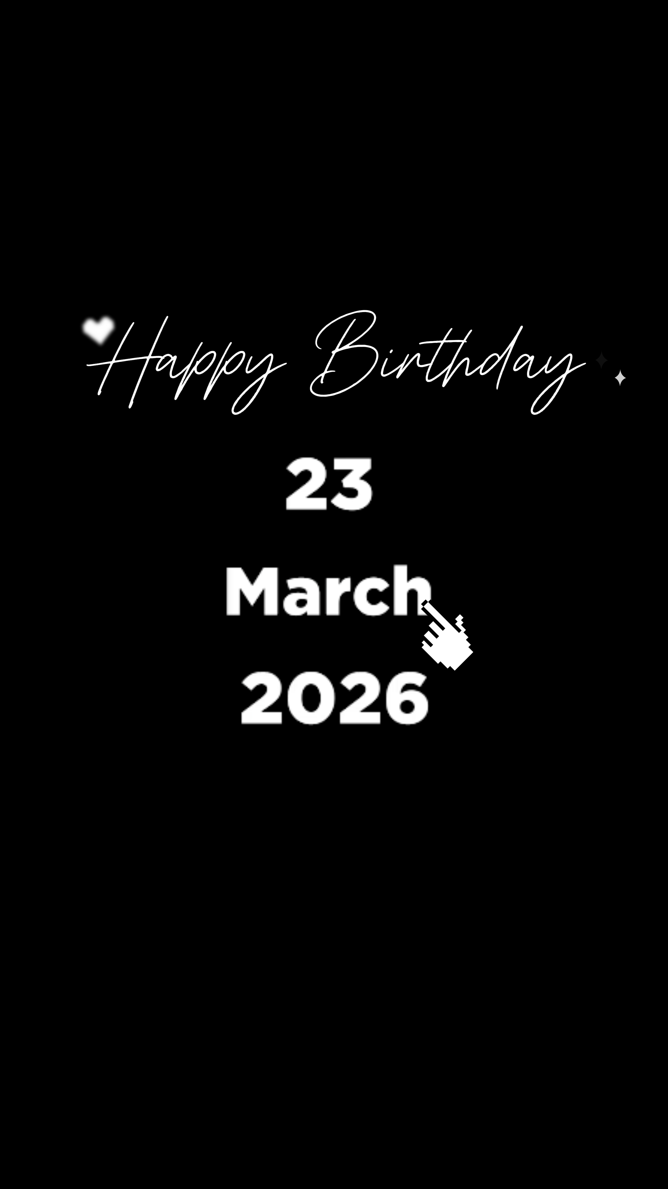 HBD CINTA 23 MARET